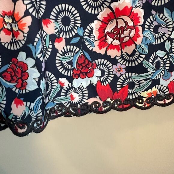 John Mark Mixed Pattern Oversized Tunic Blouse S - Picture 7 of 9